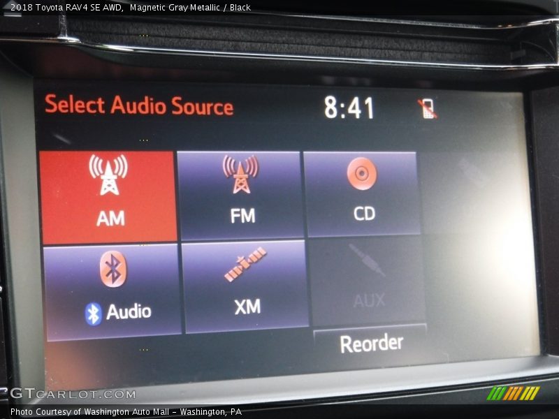 Audio System of 2018 RAV4 SE AWD