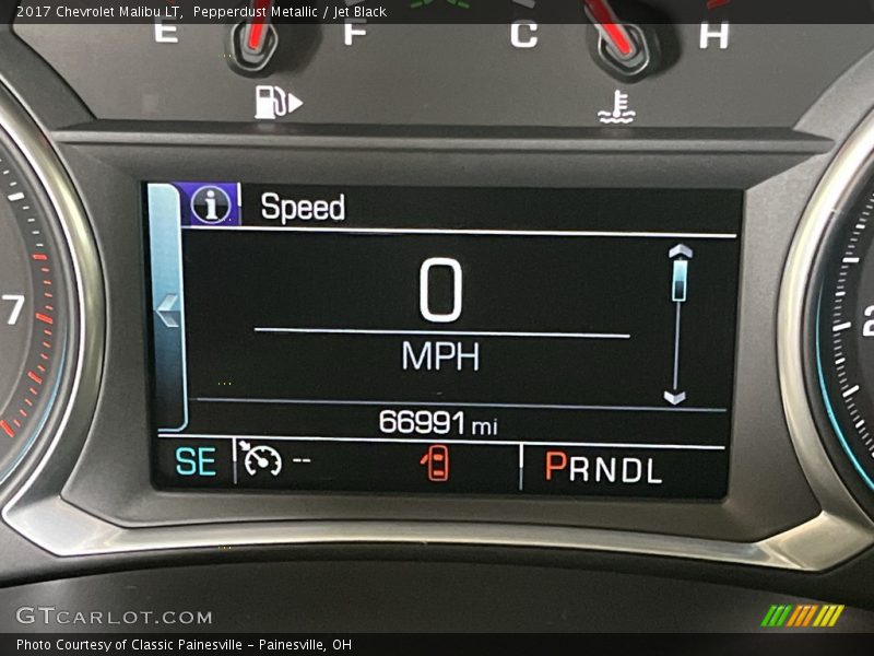 Pepperdust Metallic / Jet Black 2017 Chevrolet Malibu LT