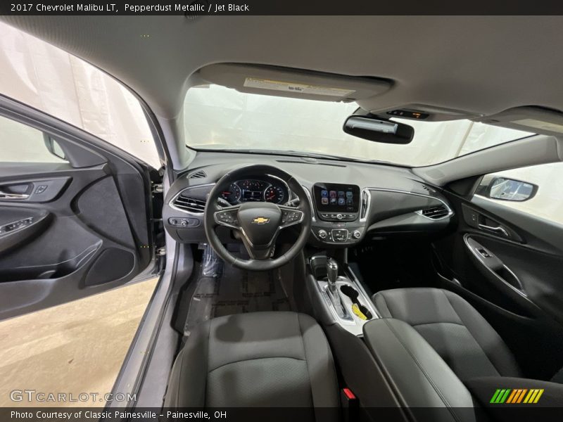 Pepperdust Metallic / Jet Black 2017 Chevrolet Malibu LT