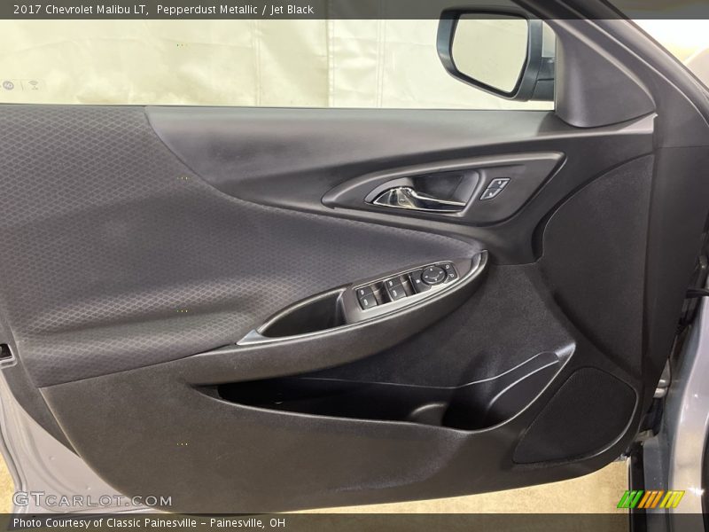 Pepperdust Metallic / Jet Black 2017 Chevrolet Malibu LT