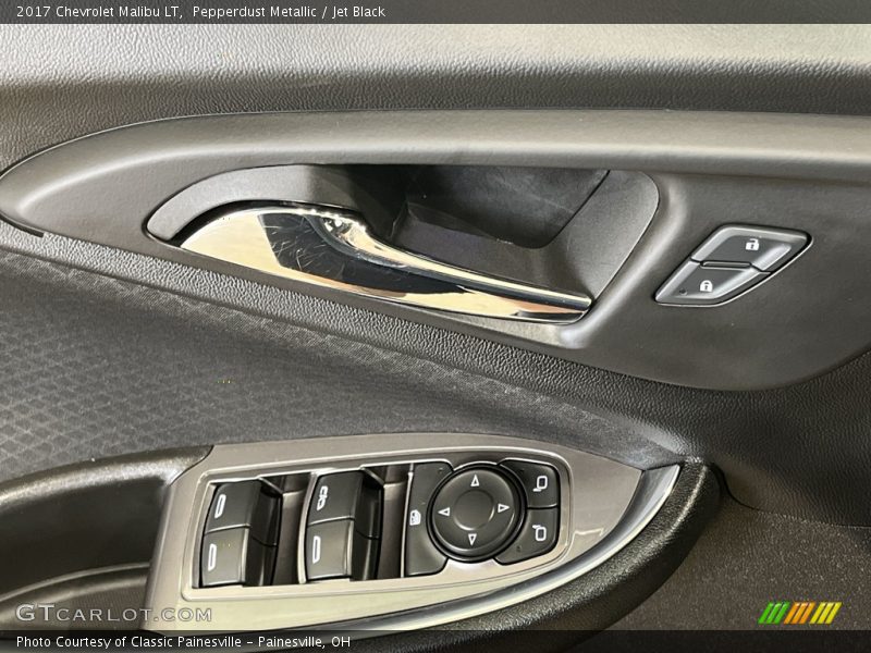 Pepperdust Metallic / Jet Black 2017 Chevrolet Malibu LT