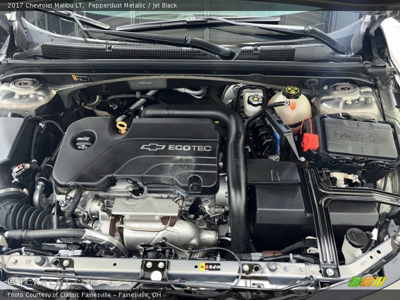 Pepperdust Metallic / Jet Black 2017 Chevrolet Malibu LT