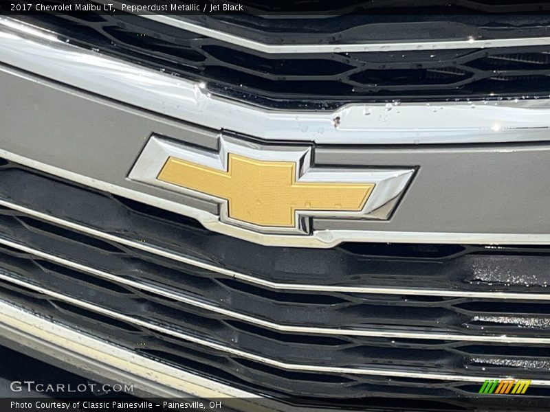 Pepperdust Metallic / Jet Black 2017 Chevrolet Malibu LT