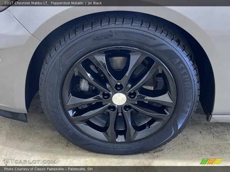 Pepperdust Metallic / Jet Black 2017 Chevrolet Malibu LT
