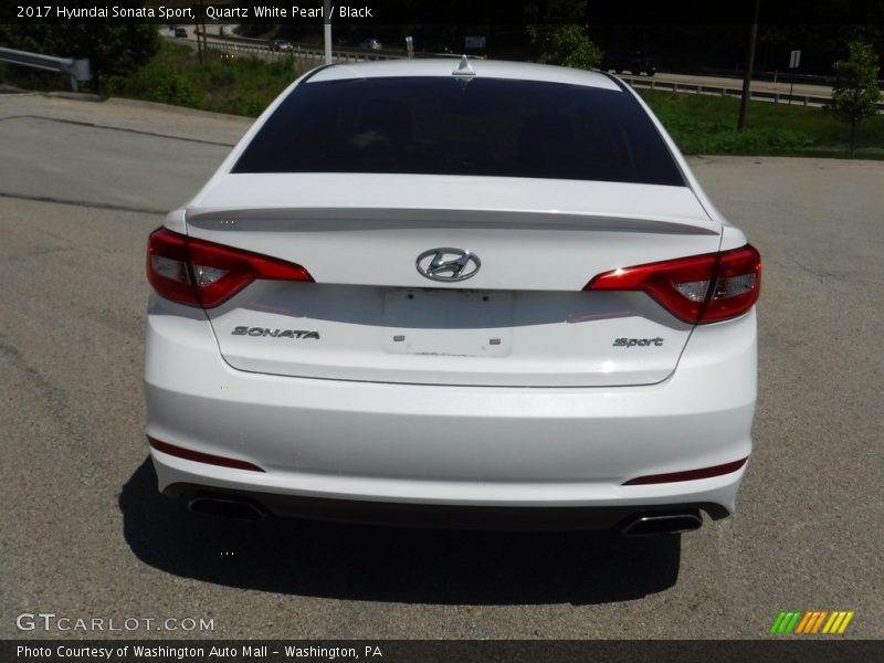 Quartz White Pearl / Black 2017 Hyundai Sonata Sport