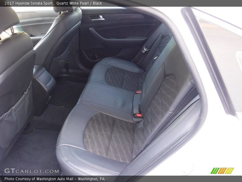 Quartz White Pearl / Black 2017 Hyundai Sonata Sport