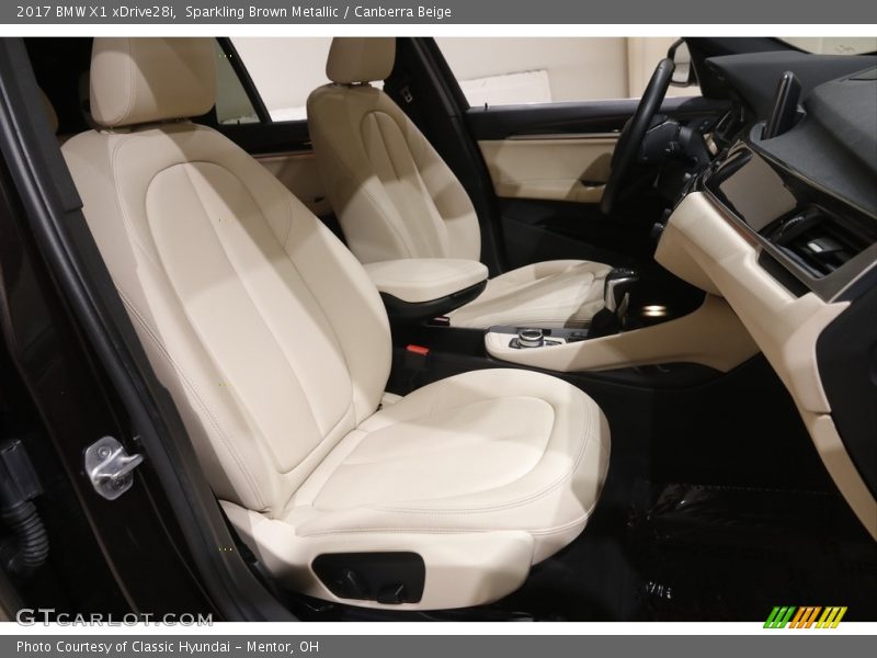 Sparkling Brown Metallic / Canberra Beige 2017 BMW X1 xDrive28i