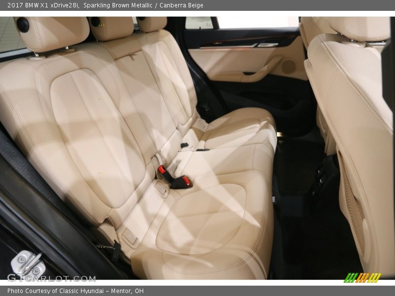Sparkling Brown Metallic / Canberra Beige 2017 BMW X1 xDrive28i