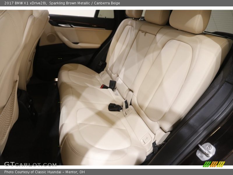 Sparkling Brown Metallic / Canberra Beige 2017 BMW X1 xDrive28i