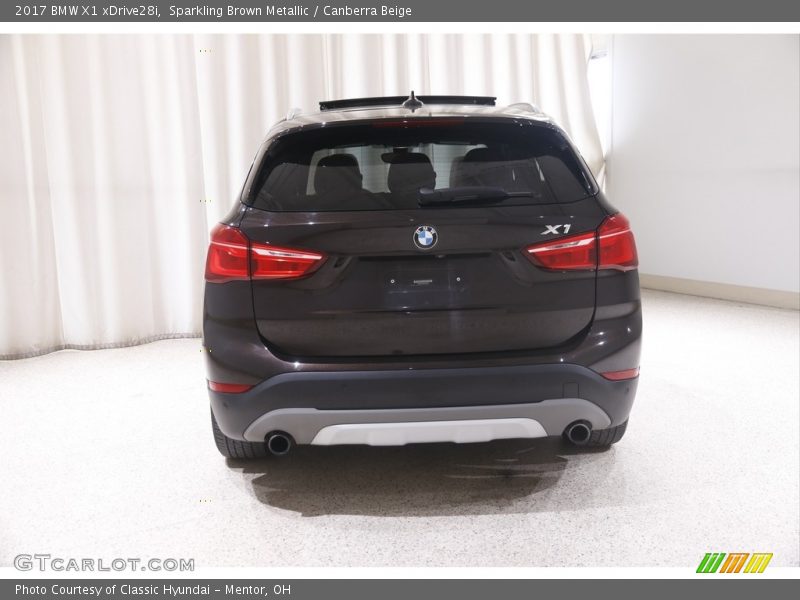 Sparkling Brown Metallic / Canberra Beige 2017 BMW X1 xDrive28i