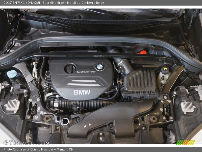 Sparkling Brown Metallic / Canberra Beige 2017 BMW X1 xDrive28i
