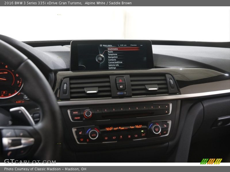 Alpine White / Saddle Brown 2016 BMW 3 Series 335i xDrive Gran Turismo