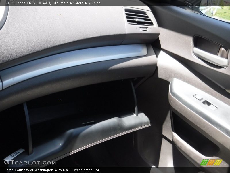 Mountain Air Metallic / Beige 2014 Honda CR-V EX AWD