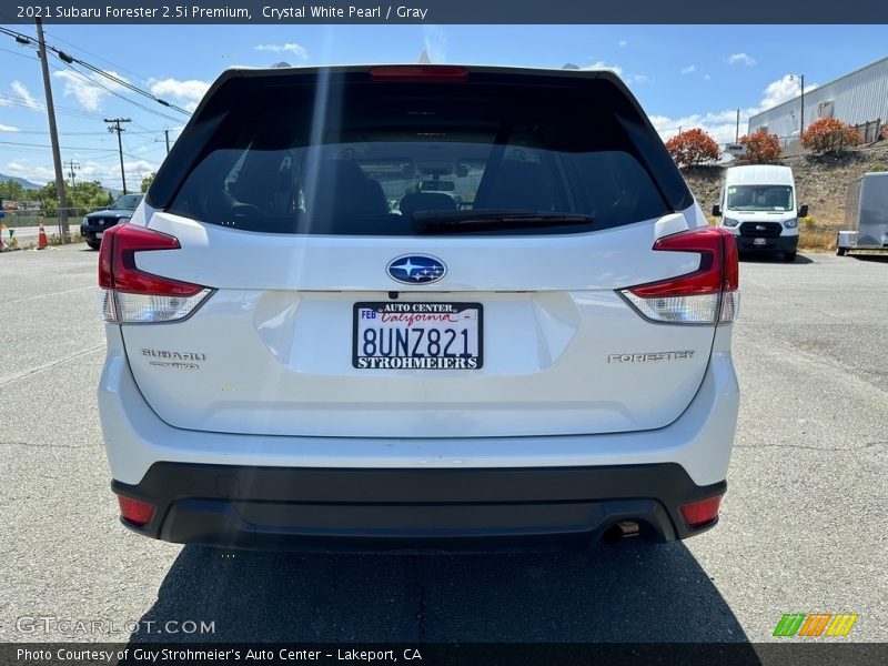 Crystal White Pearl / Gray 2021 Subaru Forester 2.5i Premium