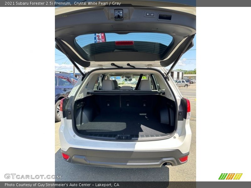 Crystal White Pearl / Gray 2021 Subaru Forester 2.5i Premium