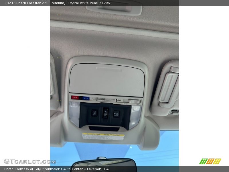 Crystal White Pearl / Gray 2021 Subaru Forester 2.5i Premium