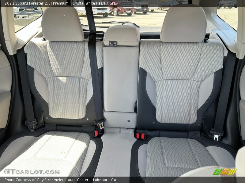 Crystal White Pearl / Gray 2021 Subaru Forester 2.5i Premium
