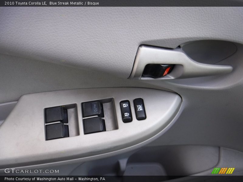 Blue Streak Metallic / Bisque 2010 Toyota Corolla LE