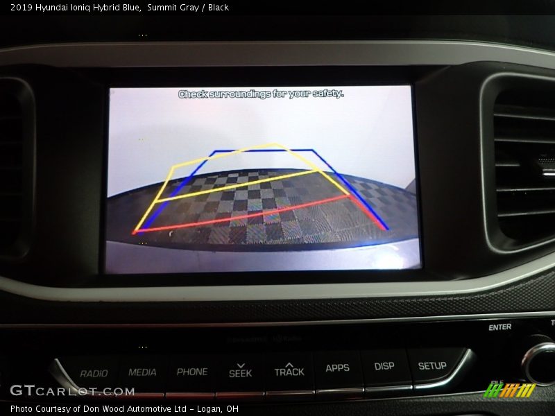 Summit Gray / Black 2019 Hyundai Ioniq Hybrid Blue