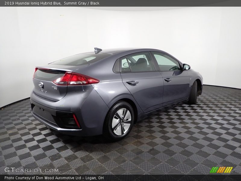Summit Gray / Black 2019 Hyundai Ioniq Hybrid Blue