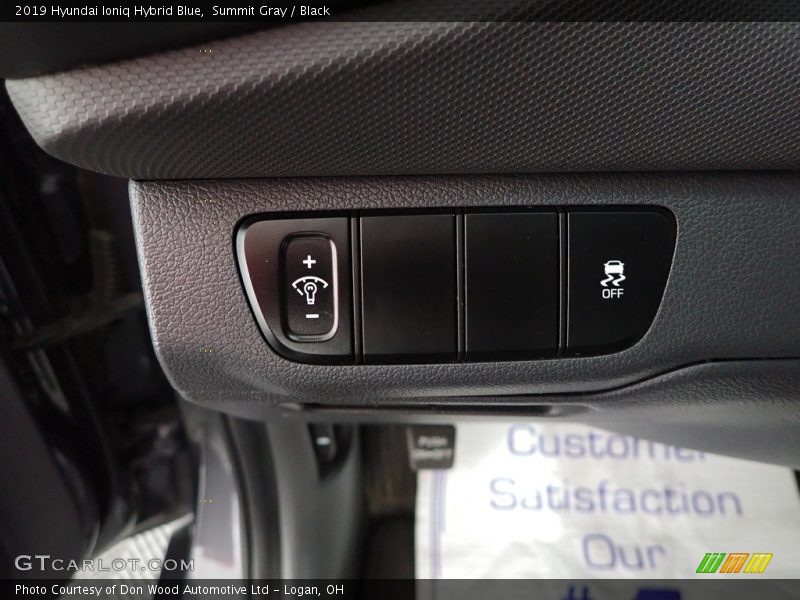 Summit Gray / Black 2019 Hyundai Ioniq Hybrid Blue