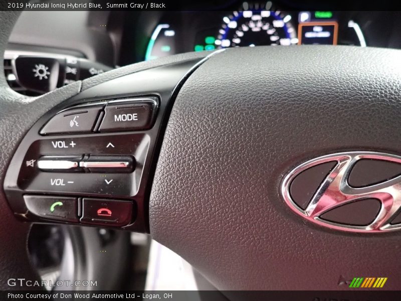Summit Gray / Black 2019 Hyundai Ioniq Hybrid Blue
