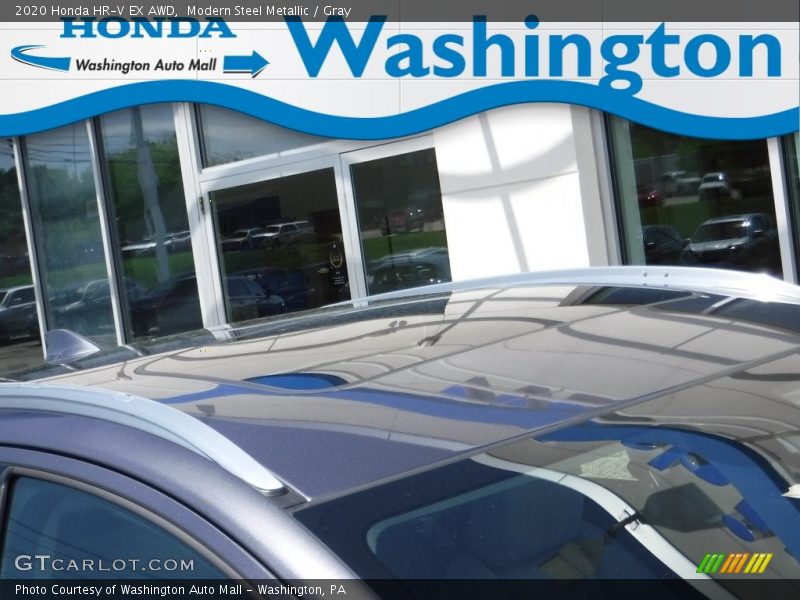 Modern Steel Metallic / Gray 2020 Honda HR-V EX AWD