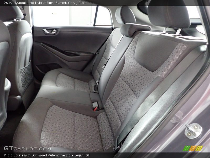 Summit Gray / Black 2019 Hyundai Ioniq Hybrid Blue