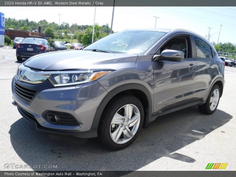 Modern Steel Metallic / Gray 2020 Honda HR-V EX AWD