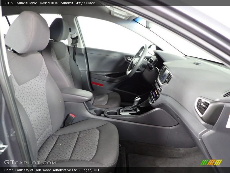 Summit Gray / Black 2019 Hyundai Ioniq Hybrid Blue
