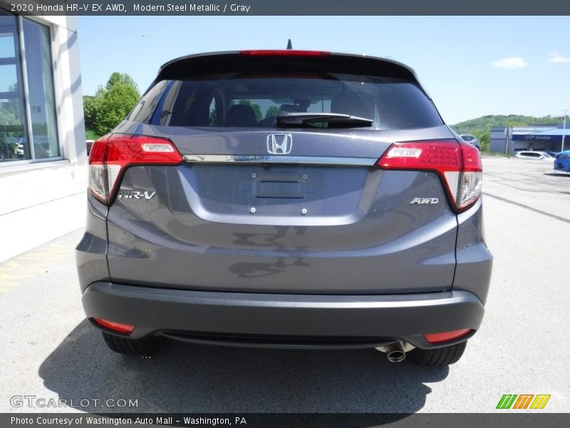 Modern Steel Metallic / Gray 2020 Honda HR-V EX AWD