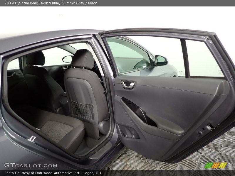 Summit Gray / Black 2019 Hyundai Ioniq Hybrid Blue