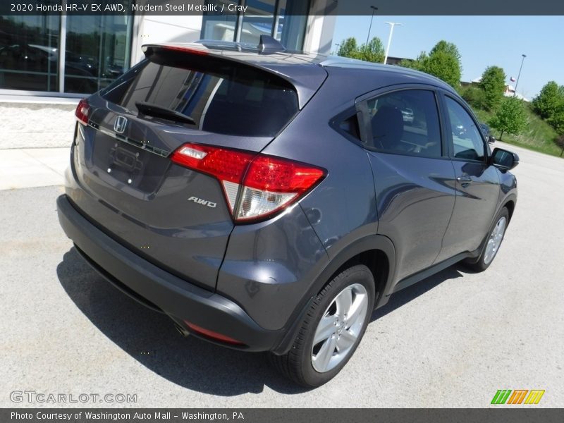 Modern Steel Metallic / Gray 2020 Honda HR-V EX AWD