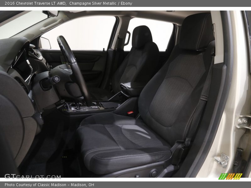 Champagne Silver Metallic / Ebony 2016 Chevrolet Traverse LT AWD