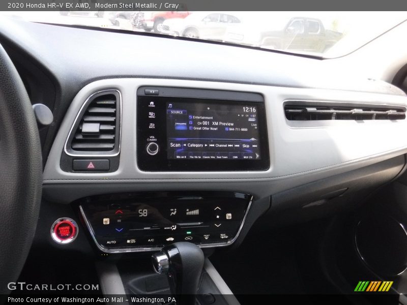 Modern Steel Metallic / Gray 2020 Honda HR-V EX AWD