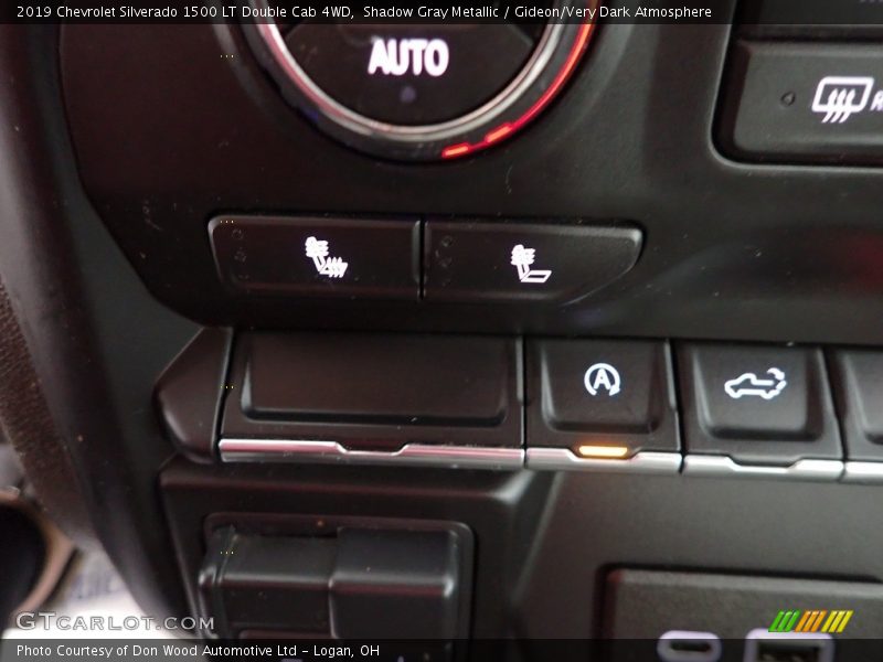 Shadow Gray Metallic / Gideon/Very Dark Atmosphere 2019 Chevrolet Silverado 1500 LT Double Cab 4WD