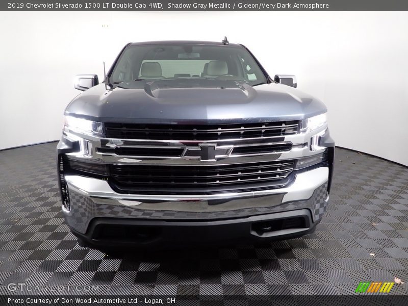 Shadow Gray Metallic / Gideon/Very Dark Atmosphere 2019 Chevrolet Silverado 1500 LT Double Cab 4WD