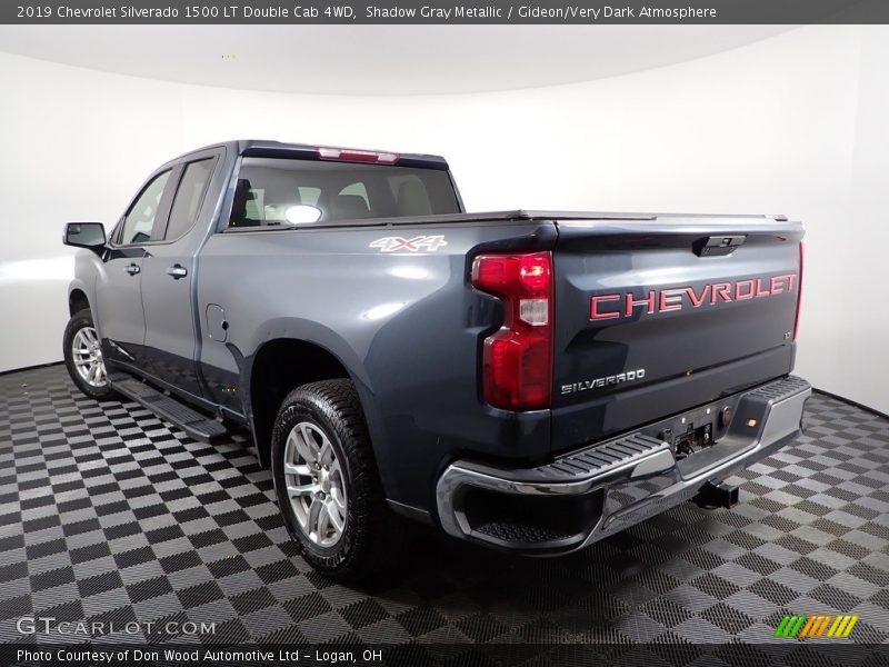 Shadow Gray Metallic / Gideon/Very Dark Atmosphere 2019 Chevrolet Silverado 1500 LT Double Cab 4WD