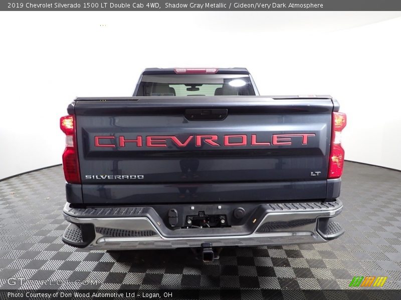 Shadow Gray Metallic / Gideon/Very Dark Atmosphere 2019 Chevrolet Silverado 1500 LT Double Cab 4WD