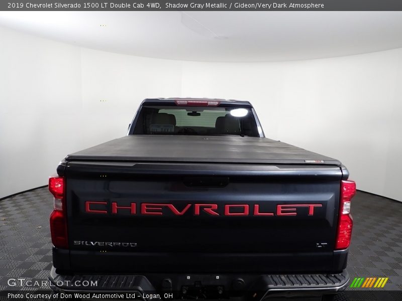 Shadow Gray Metallic / Gideon/Very Dark Atmosphere 2019 Chevrolet Silverado 1500 LT Double Cab 4WD