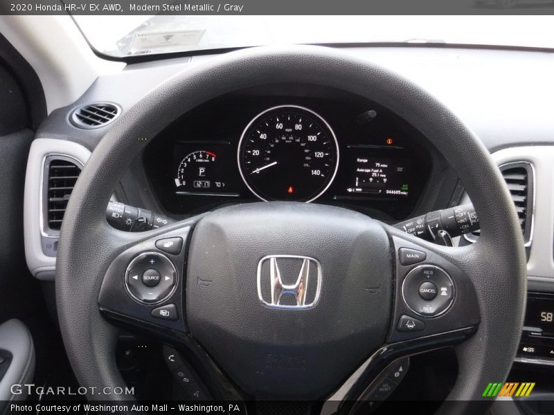 Modern Steel Metallic / Gray 2020 Honda HR-V EX AWD