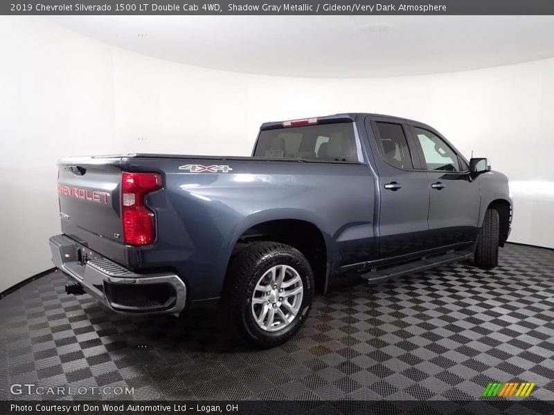 Shadow Gray Metallic / Gideon/Very Dark Atmosphere 2019 Chevrolet Silverado 1500 LT Double Cab 4WD