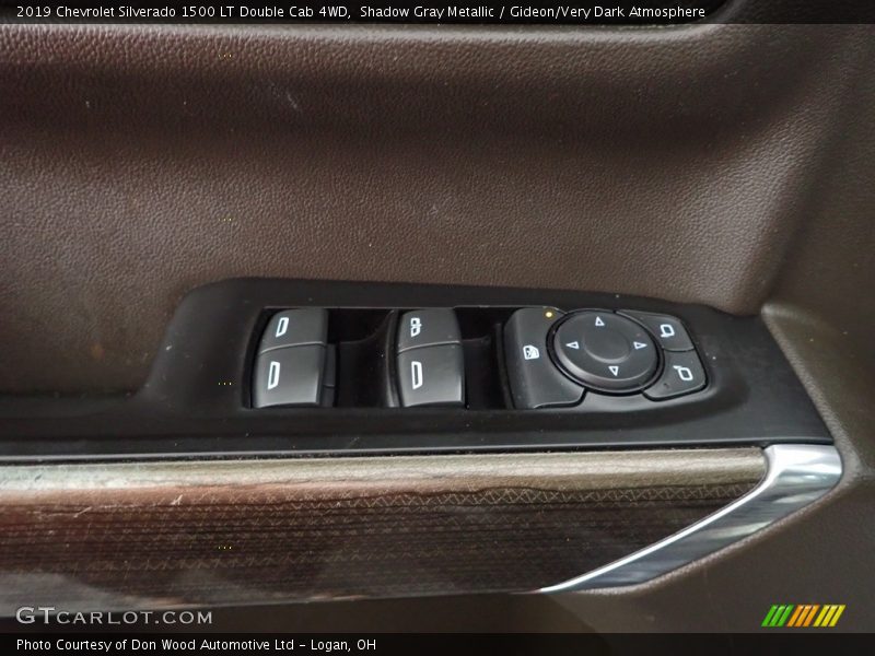 Shadow Gray Metallic / Gideon/Very Dark Atmosphere 2019 Chevrolet Silverado 1500 LT Double Cab 4WD