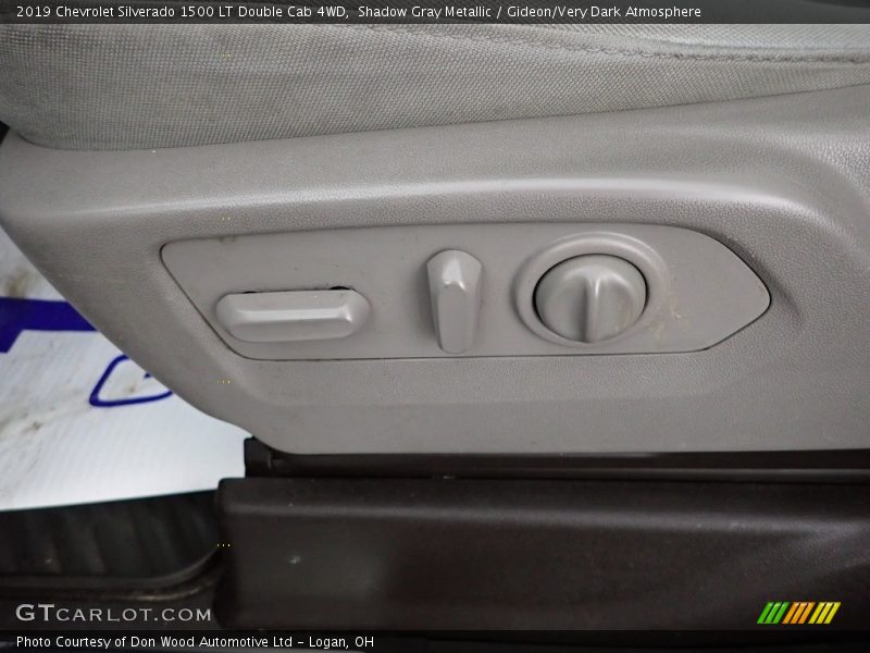 Shadow Gray Metallic / Gideon/Very Dark Atmosphere 2019 Chevrolet Silverado 1500 LT Double Cab 4WD