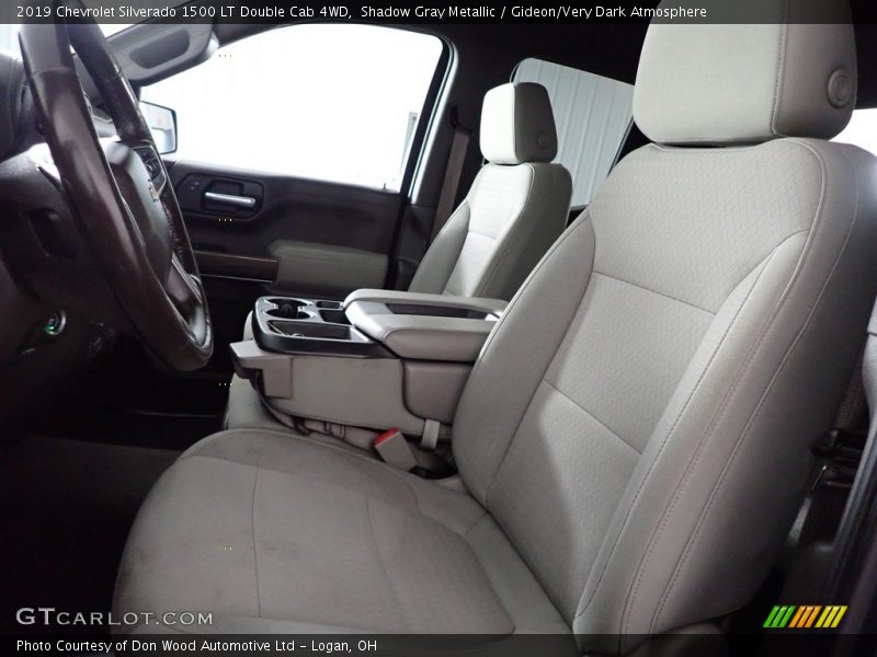 Shadow Gray Metallic / Gideon/Very Dark Atmosphere 2019 Chevrolet Silverado 1500 LT Double Cab 4WD
