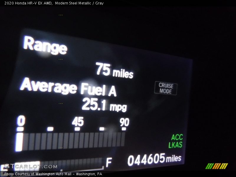 Modern Steel Metallic / Gray 2020 Honda HR-V EX AWD