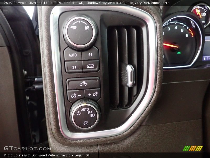 Shadow Gray Metallic / Gideon/Very Dark Atmosphere 2019 Chevrolet Silverado 1500 LT Double Cab 4WD