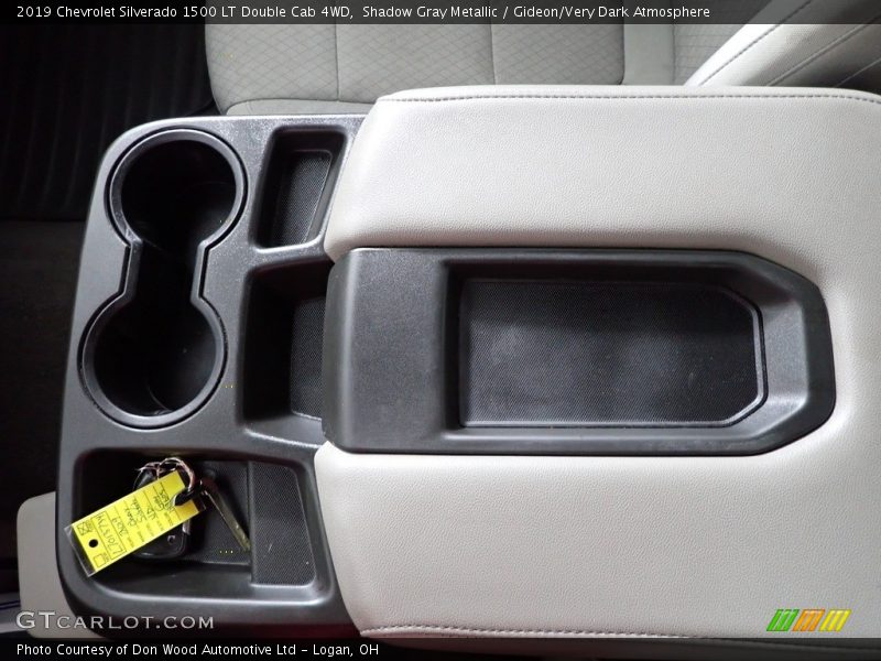 Shadow Gray Metallic / Gideon/Very Dark Atmosphere 2019 Chevrolet Silverado 1500 LT Double Cab 4WD