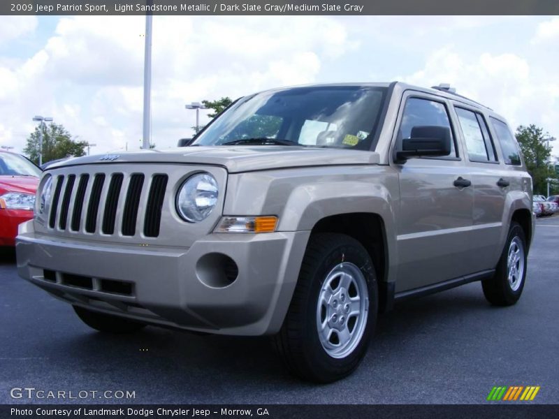 Light Sandstone Metallic / Dark Slate Gray/Medium Slate Gray 2009 Jeep Patriot Sport