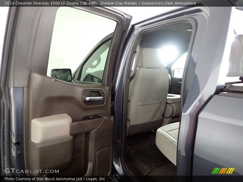 Shadow Gray Metallic / Gideon/Very Dark Atmosphere 2019 Chevrolet Silverado 1500 LT Double Cab 4WD